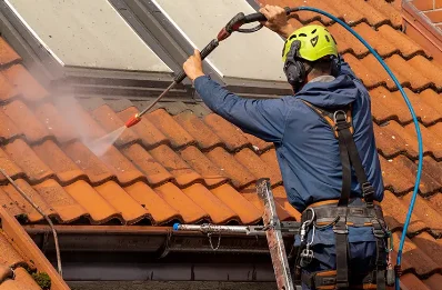 Démoussage et hydrofuge de toiture à Sendets